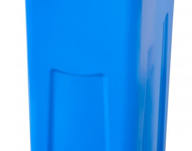 Мусорный пластиковый контейнер 120л (синий)