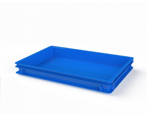 Ящик полимерный для полуфабрикатов сплошной (600х400х75)