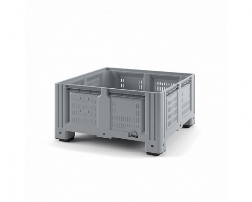 Пластиковый контейнер IBOX 1130x1130x580 (перфорированный, на ножках)
